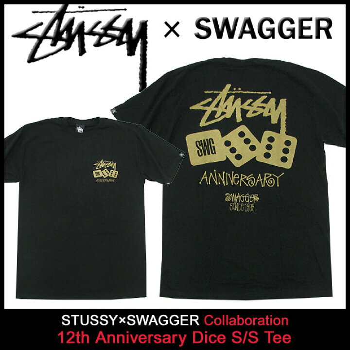 楽天市場】ステューシー STUSSY×SWAGGER 12th Anniversary Dice T 