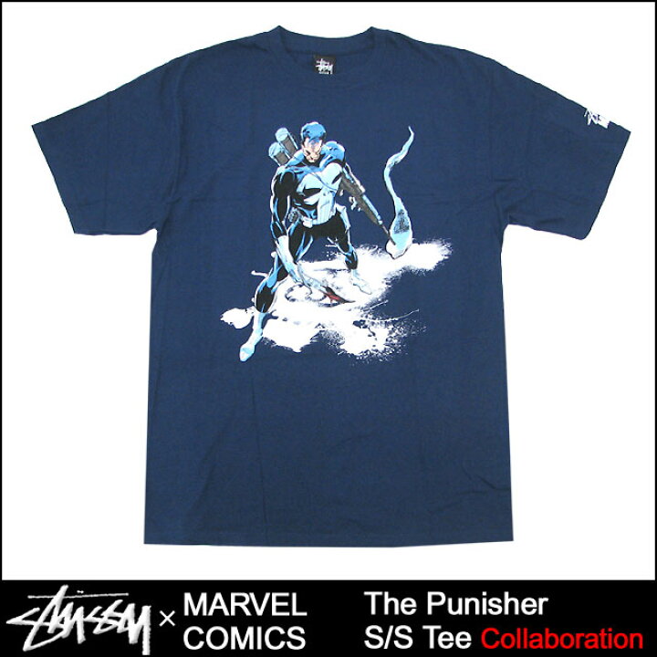 楽天市場】ステューシー STUSSY×MARVEL COMICS The Punisher Tシャツ 