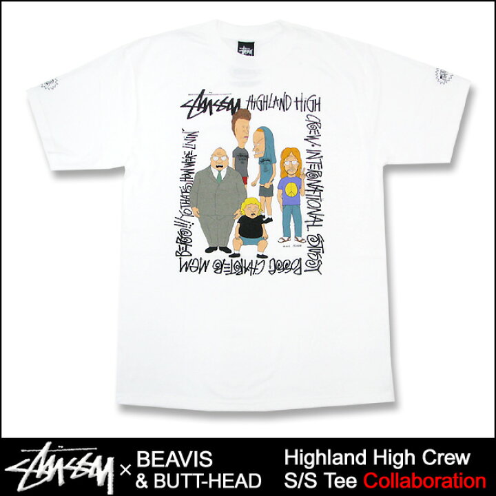楽天市場】ステューシー STUSSY×BEAVIS & BUTT-HEAD Highland High  