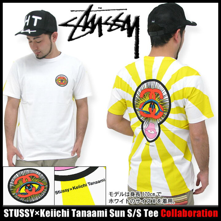 楽天市場】ステューシー STUSSY×Keiichi Tanaami Sun Tシャツ 半袖 