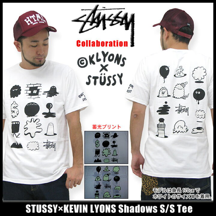 楽天市場】ステューシー STUSSY×KEVIN LYONS Shadows Tシャツ 半袖 