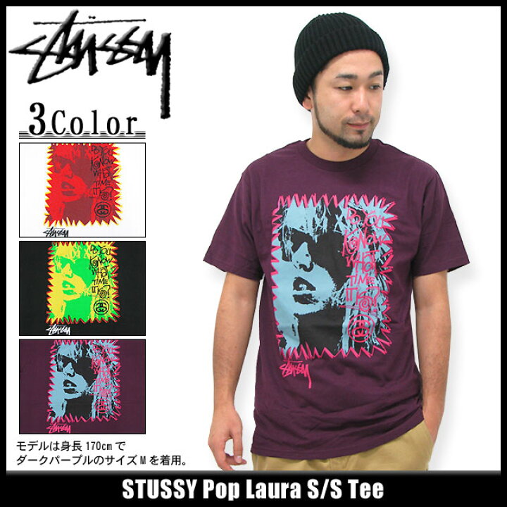 楽天市場】ステューシー STUSSY Pop Laura Tシャツ 半袖(stussy tee 