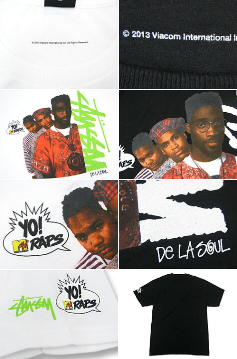 楽天市場】ステューシー STUSSY×Yo! MTV Raps De La Soul Tシャツ 半袖 