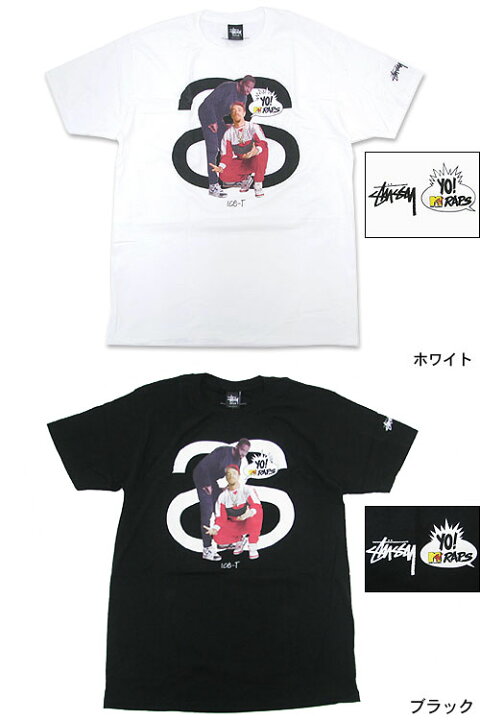 楽天市場】ステューシー STUSSY×Yo! MTV Raps Ice T Tシャツ 半袖 