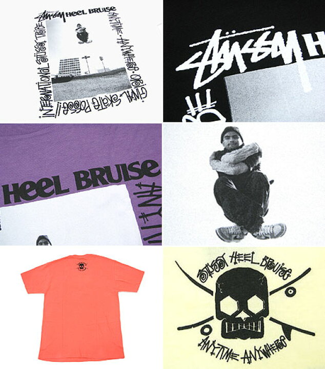 楽天市場】ステューシー STUSSY×HEEL BRUISE Mulder Jump Tシャツ 半袖 