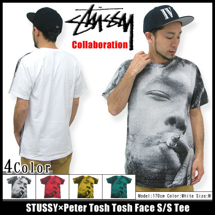 楽天市場】ステューシー STUSSY×Peter Tosh Tosh Face Tシャツ 半袖 