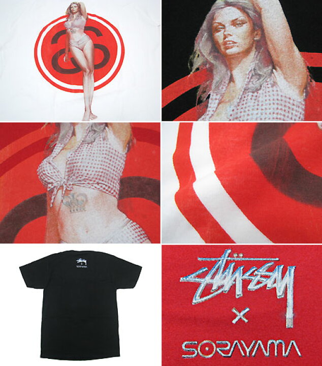 楽天市場】ステューシー STUSSY×Hajime Sorayama Bikini Girl Tシャツ 