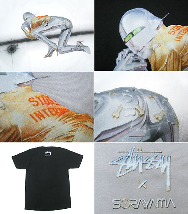 楽天市場】【デッドストック】ステューシー STUSSY×Hajime Sorayama 