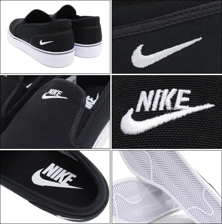 楽天市場】ナイキ NIKE スニーカー トキ スリップ TXT Black/White 