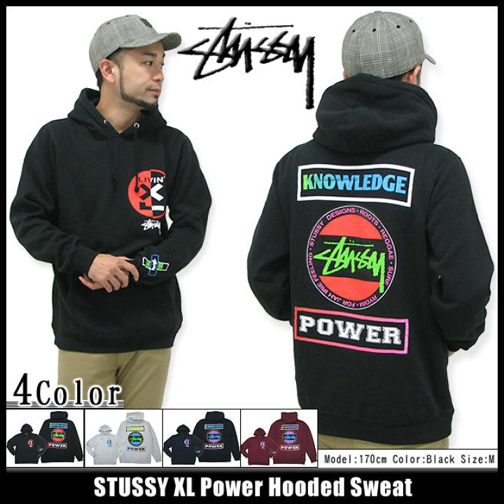 楽天市場】ステューシー STUSSY XL Power パーカー プルオーバー 