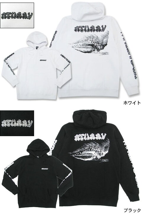楽天市場】ステューシー STUSSY×Wes Humpston W.H. Wave パーカー プル 