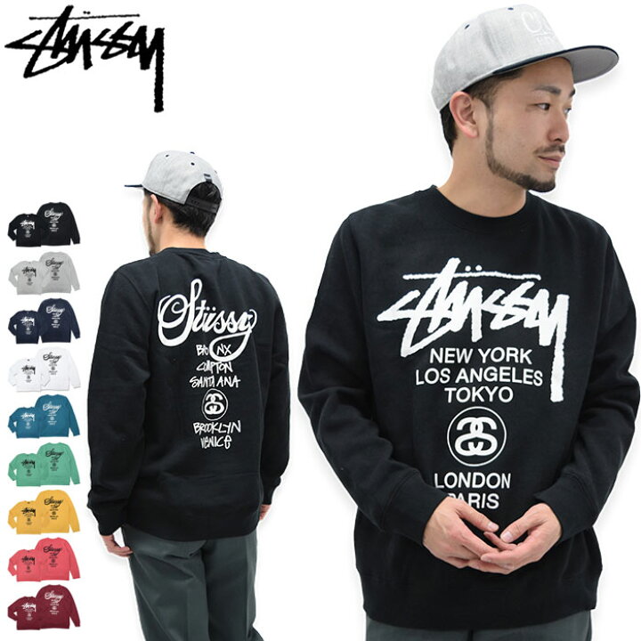 楽天市場】【デッドストック】ステューシー STUSSY トレーナー World 