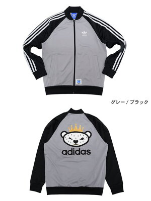 楽天市場 アディダス オリジナルス Nigo Adidas Originals By Nigo ジャージ ベアー スーパー スター トラック トップ ジャージー ジャケット コラボ オリジナルス Bear Super Star Track Top Jersey Jkt ニゴー メンズ トップス Jersey S Ice Field アイス