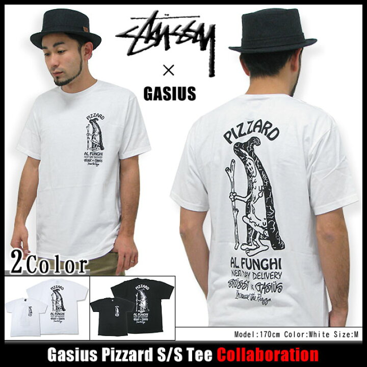 楽天市場】ステューシー STUSSY×GASIUS Gasius Pizzard Tシャツ 半袖 