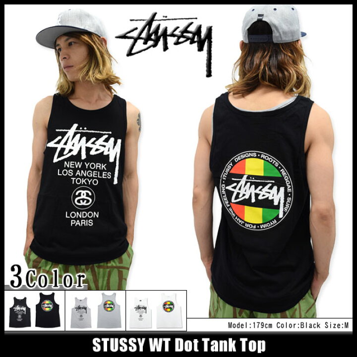 楽天市場】ステューシー STUSSY タンクトップ メンズ WT Dot(stussy 