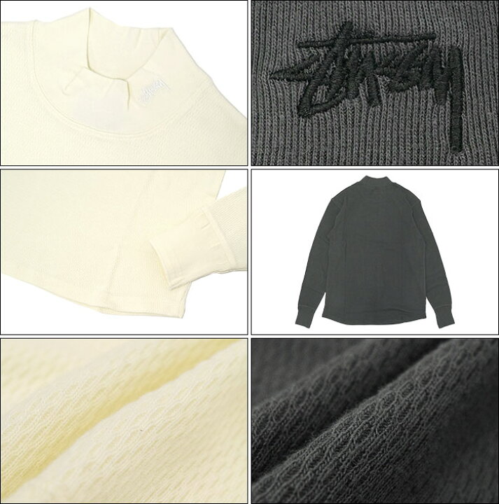 楽天市場】ステューシー STUSSY カットソー 長袖 メンズ Mock Thermal 