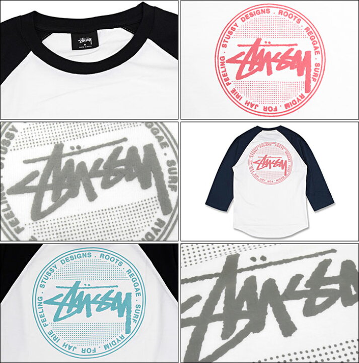 楽天市場】ステューシー STUSSY ラグラン 七分袖 Vintage Dot(stussy 