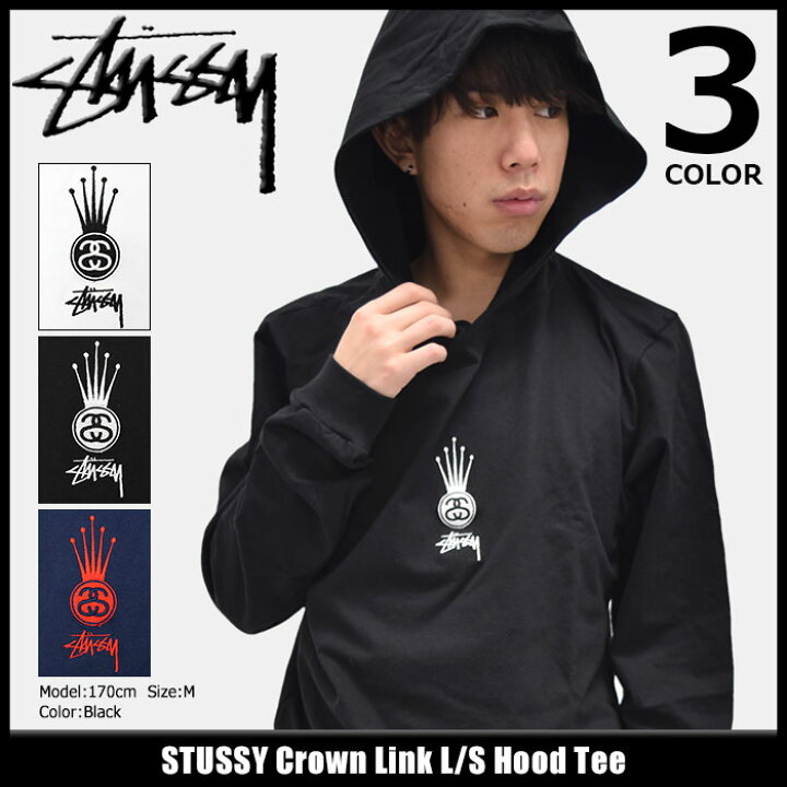 楽天市場】ステューシー STUSSY カットソー 長袖 メンズ Crown Link 