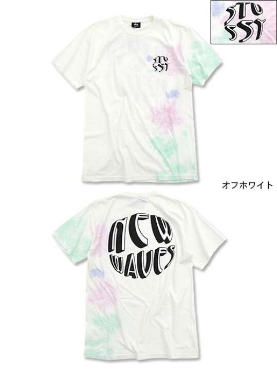 楽天市場】ステューシー STUSSY Tシャツ 半袖 メンズ New Waves Tie 