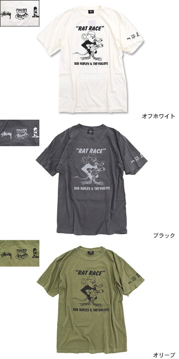 楽天市場】ステューシー STUSSY Tシャツ 半袖 メンズ Bob Marley Rat 