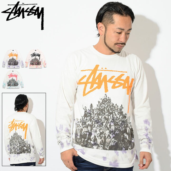 楽天市場】ステューシー STUSSY Tシャツ 長袖 メンズ Beach Mob Tie 