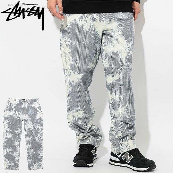 楽天市場】ステューシー STUSSY パンツ メンズ Hickory Stripe Work 