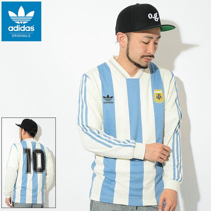 楽天市場】アディダス adidas カットソー 長袖 メンズ アルゼンチン 