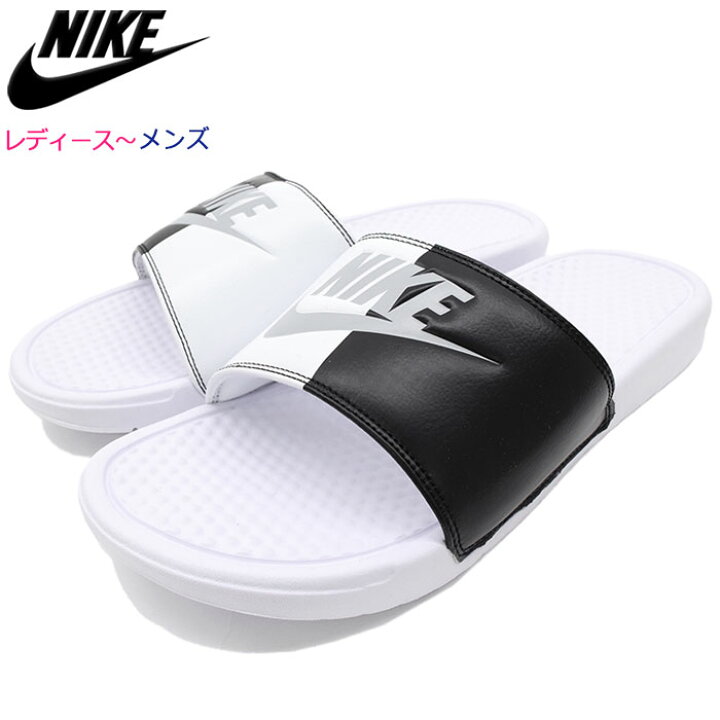 楽天市場 ナイキ Nike サンダル レディース メンズ ベナッシ Jdi White Pure Platinum Black Nike Benassi Jdi シャワーサンダル スポーツサンダル ホワイト 白 Sandal Ladies Mens 靴 シューズ Shoes 3430 104 Ice Field アイスフィールド