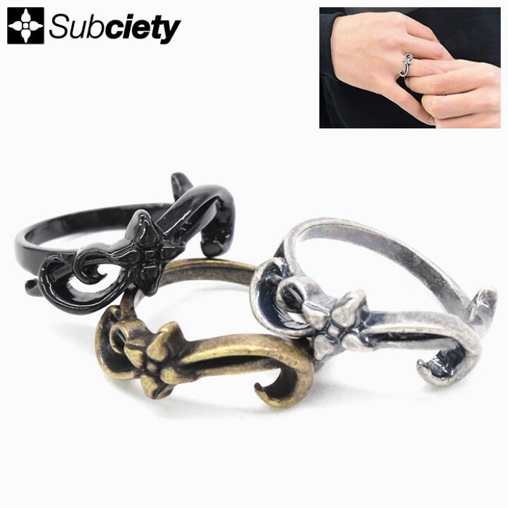 楽天市場】サブサエティ Subciety リング Basjoe(subciety 