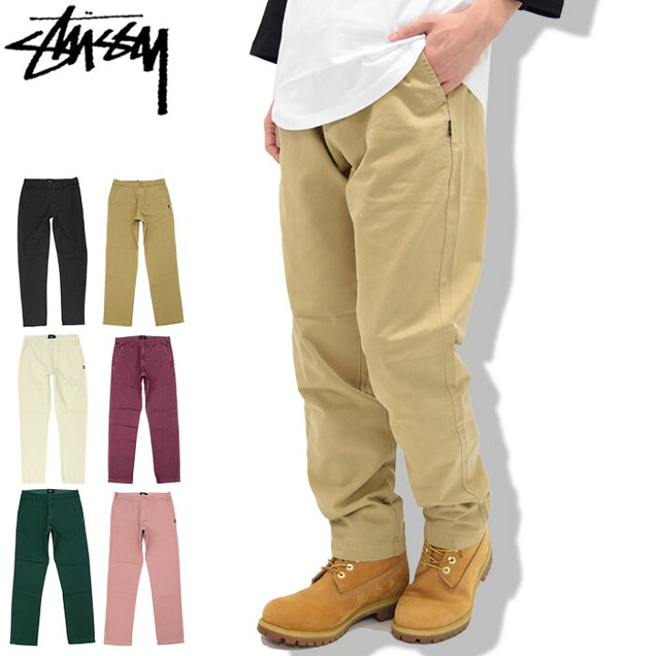 楽天市場】ステューシー STUSSY パンツ メンズ Garment Dyed Chino 