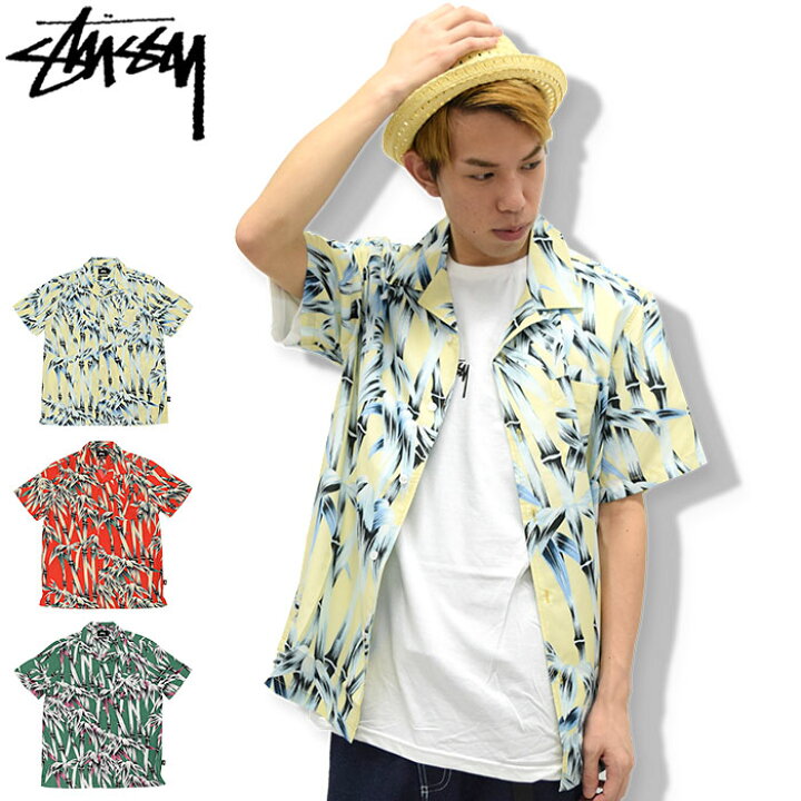 楽天市場】ステューシー STUSSY シャツ 半袖 メンズ Bamboo Print 