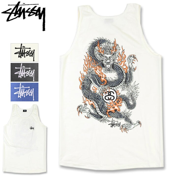 楽天市場】ステューシー STUSSY タンクトップ メンズ Fire Dragon 
