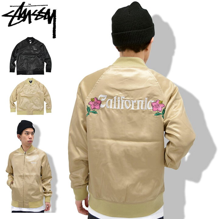 楽天市場】ステューシー STUSSY ジャケット メンズ California Satin 