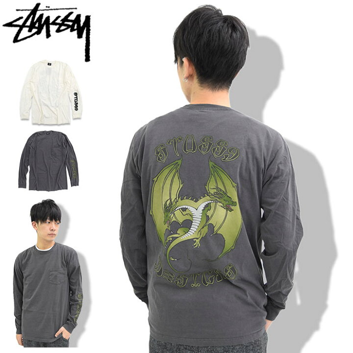 old stussy 襤褸 ロングスリーブT ポケットT 楽天市場】stussy 