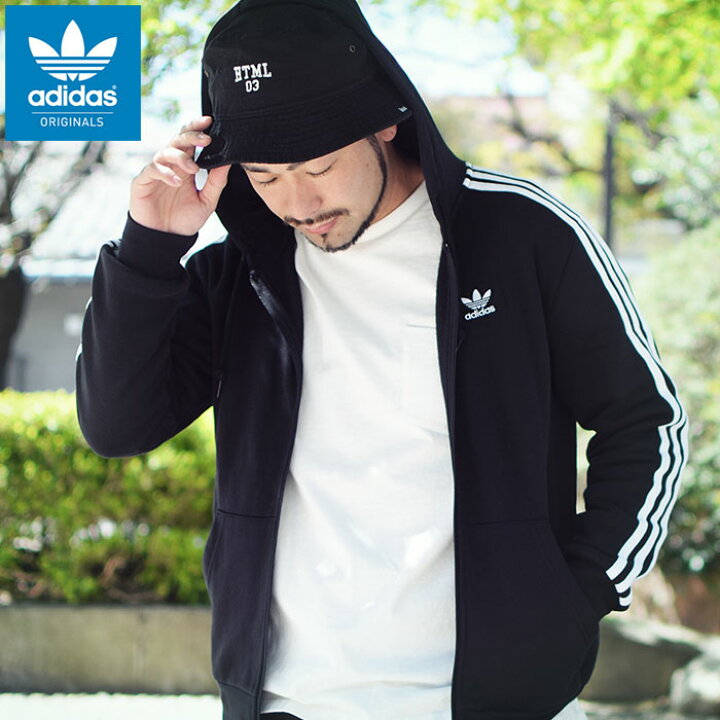 楽天市場 アディダス Adidas パーカー ジップアップ メンズ 3 ストライプス フル ジップ フーディ オリジナルス Adidas 3 Stripes Full Zip Hoodie Originals フード ジップパーカー フルジップ スウェット Zip Up Hoody Parker トップス メンズ 男性用 Dv1551