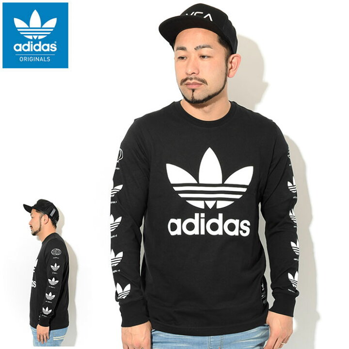 楽天市場】アディダス adidas ロンT Tシャツ 長袖 メンズ トレフォイル 
