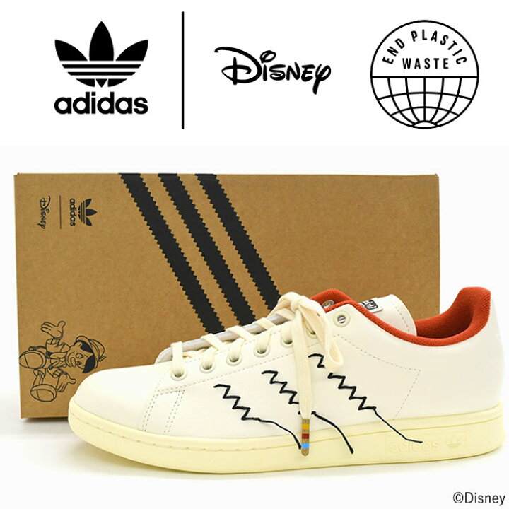 楽天市場 アディダス Adidas スニーカー メンズ 男性用 ディズニー スタンスミス Cream White Pantone Core Black コラボ オリジナルス Adidas Disney Stan Smith Originals ピノキオ Sneaker Mens 靴 シューズ Shoes Hp5580 Ice Field Icefield Ice Field