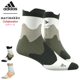 アディダス adidas ソックス レディース マリメッコ ウィメンズ 1P トレーニング コラボ ( adidas×marimekko Womens 1P Training Socks レッグウエア 靴下 レディース 女性用 HZ1584 HT1624 )[M便 1/1]