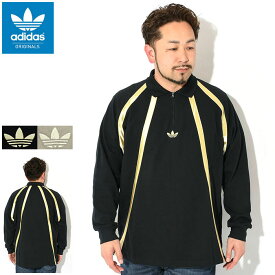 アディダス adidas ポロシャツ 長袖 メンズ ラグビー オリジナルス ( adidas Rugby L/S Polo Originals ビッグシルエット オーバーサイズ ラガーシャツ ラグビーシャツ ポロ・シャツ メンズ IR6377 IR6379 )