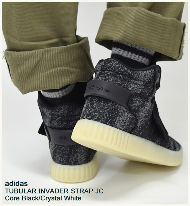 楽天市場 アディダス Adidas スニーカー メンズ 男性用 チュブラー インベーダー ストラップ Jc Core Black Crystal White オリジナルス Adidas Tubular Invader Strap Jc Originals チューブラー ブラック 黒 靴 シューズ 45 Ice Field アイスフィールド