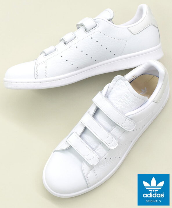 楽天市場 アディダス Adidas スニーカー レディース メンズ スタンスミス Cf Running White Running White オリジナルス Adidas Stan Smith Cf Originals コンフォート ベルクロ マジックテープ ホワイト 白 シューズ Shoes Cq2632 Ice Field アイスフィールド