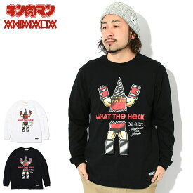 アニマリア ANIMALIA ロンT Tシャツ 長袖 メンズ キン肉マン ワット ザ ヘック コラボ ( ANIMALIA×キン肉マン What The Heck L/S Tee ティーシャツ T-SHIRTS ロング ロンティー 長袖Tシャツ カットソー トップス モーターマン ANKN2-TE03 )[M便 1/1]