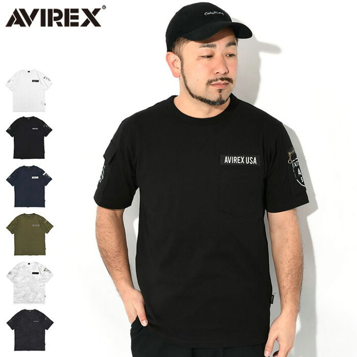 楽天市場】【ポイント10倍】アビレックス AVIREX Tシャツ 半袖 メンズ 