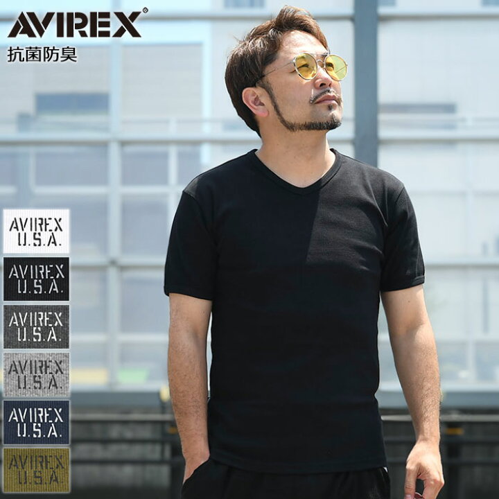 楽天市場】【ポイント10倍】アビレックス AVIREX Tシャツ 半袖 メンズ 