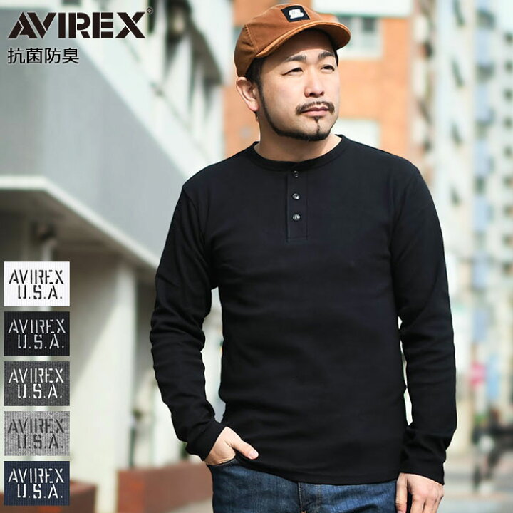 楽天市場】【ポイント10倍】アビレックス AVIREX ロンT Tシャツ 長袖 