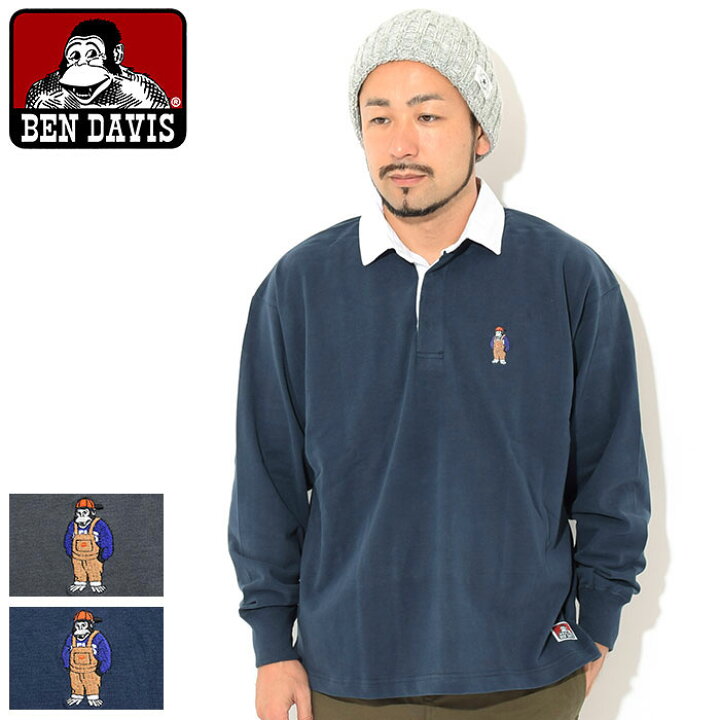 楽天市場】ベンデイビス BEN DAVIS ポロシャツ 長袖 メンズ ミニ  