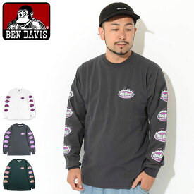 ベンデイビス BEN DAVIS ロンT Tシャツ 長袖 メンズ ファイヤー ボール ( BENDAVIS C-2780028 Fire Ball L/S Tee ティーシャツ T-SHIRTS ロング ロンティー 長袖Tシャツ トップス ベン デイビス ベンデービス )