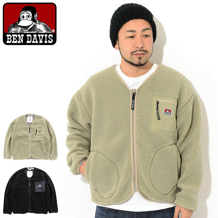 楽天市場】ベンデイビス BEN DAVIS ジャケット メンズ ボア ジップ 