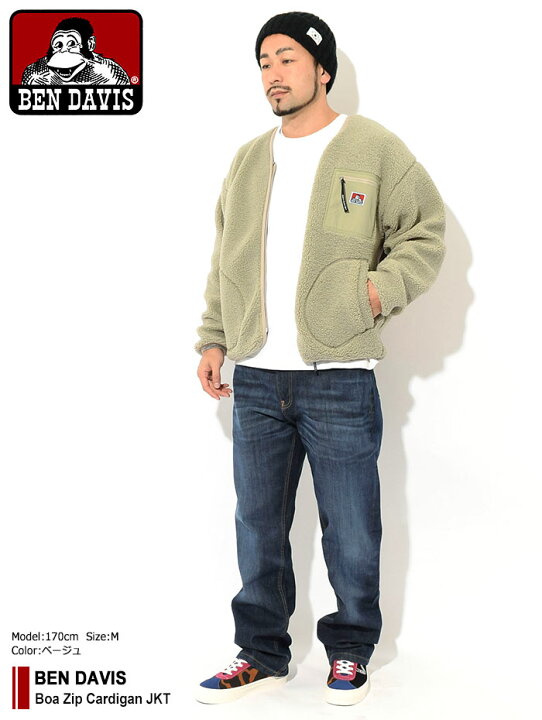 楽天市場】ベンデイビス BEN DAVIS ジャケット メンズ ボア ジップ 