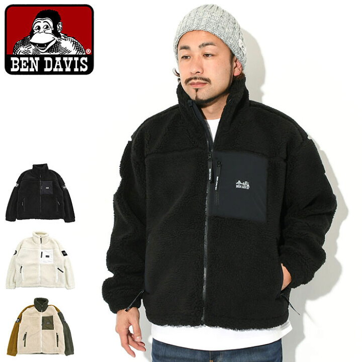 楽天市場】ベンデイビス BEN DAVIS ジャケット メンズ ボア スタンド 